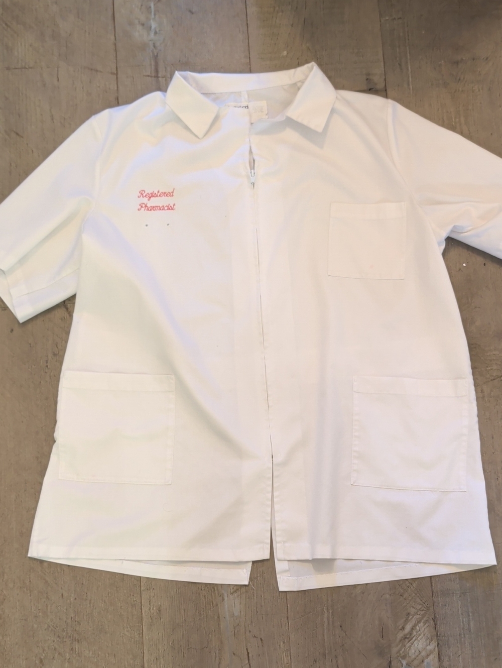 Registered Pharmacist Lab Coat Halloween Costume Unisex Size XL